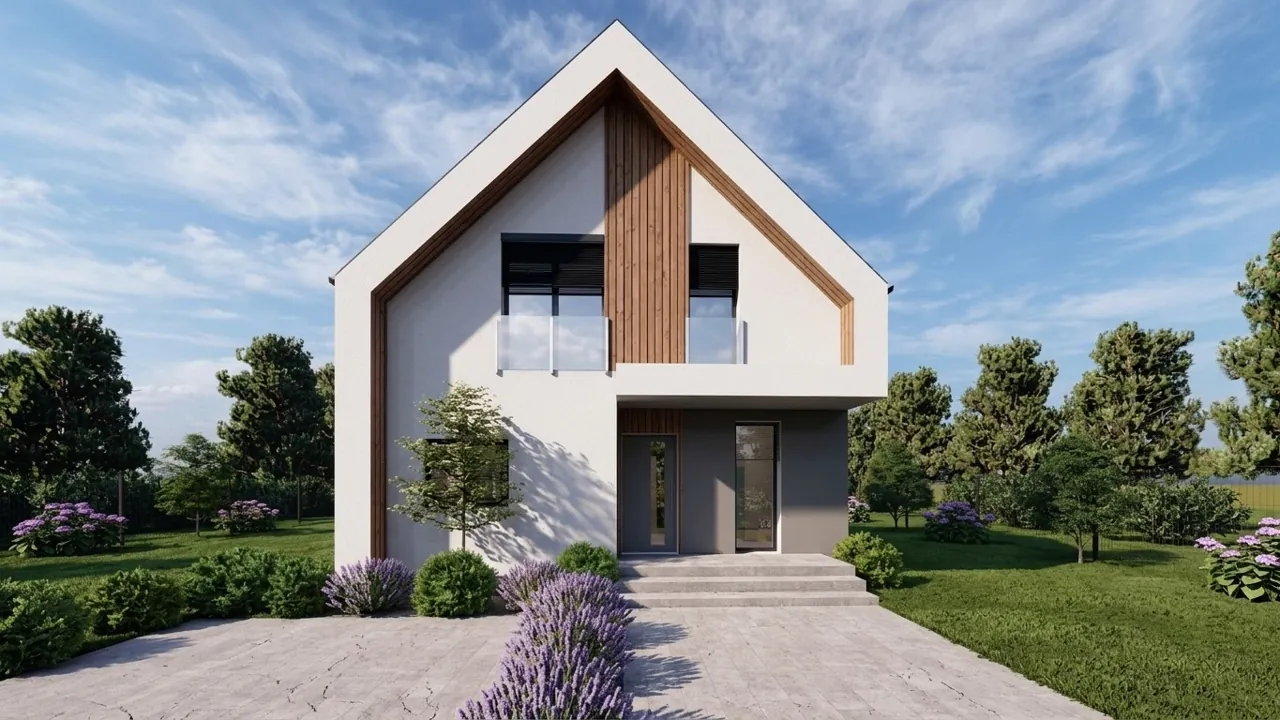 Front domu – Projekt 01